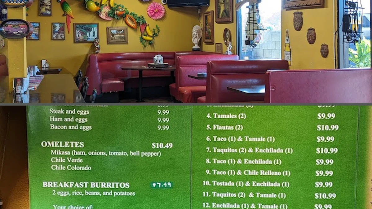Traditional plates served in a relaxed cantina.