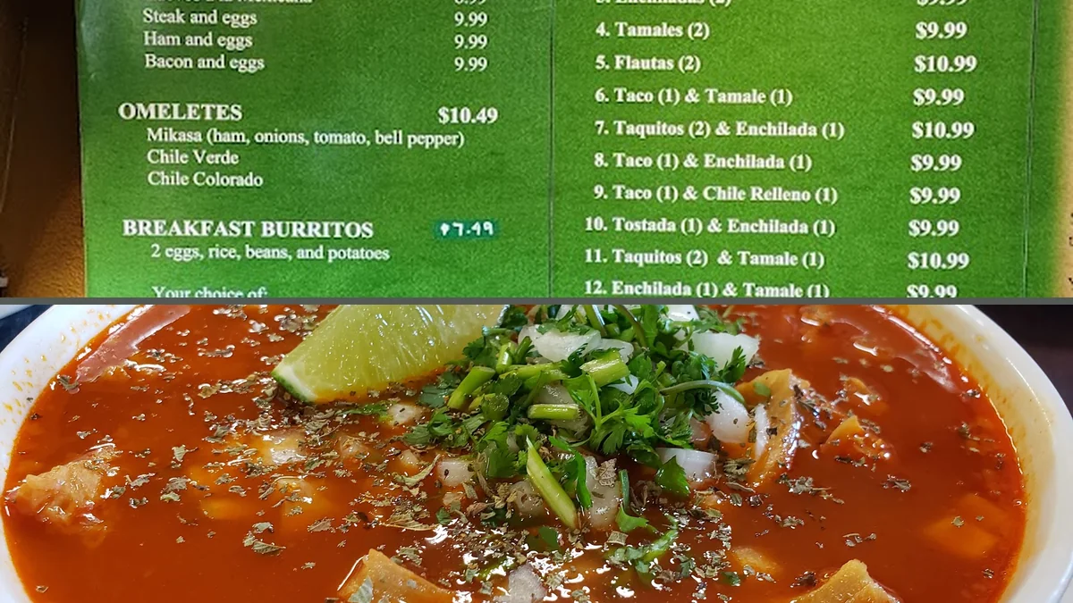 Colorful Mexican dishes on a casual table.