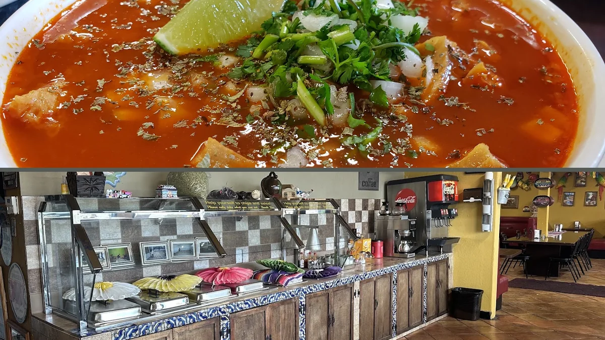 Traditional plates served in a relaxed cantina.