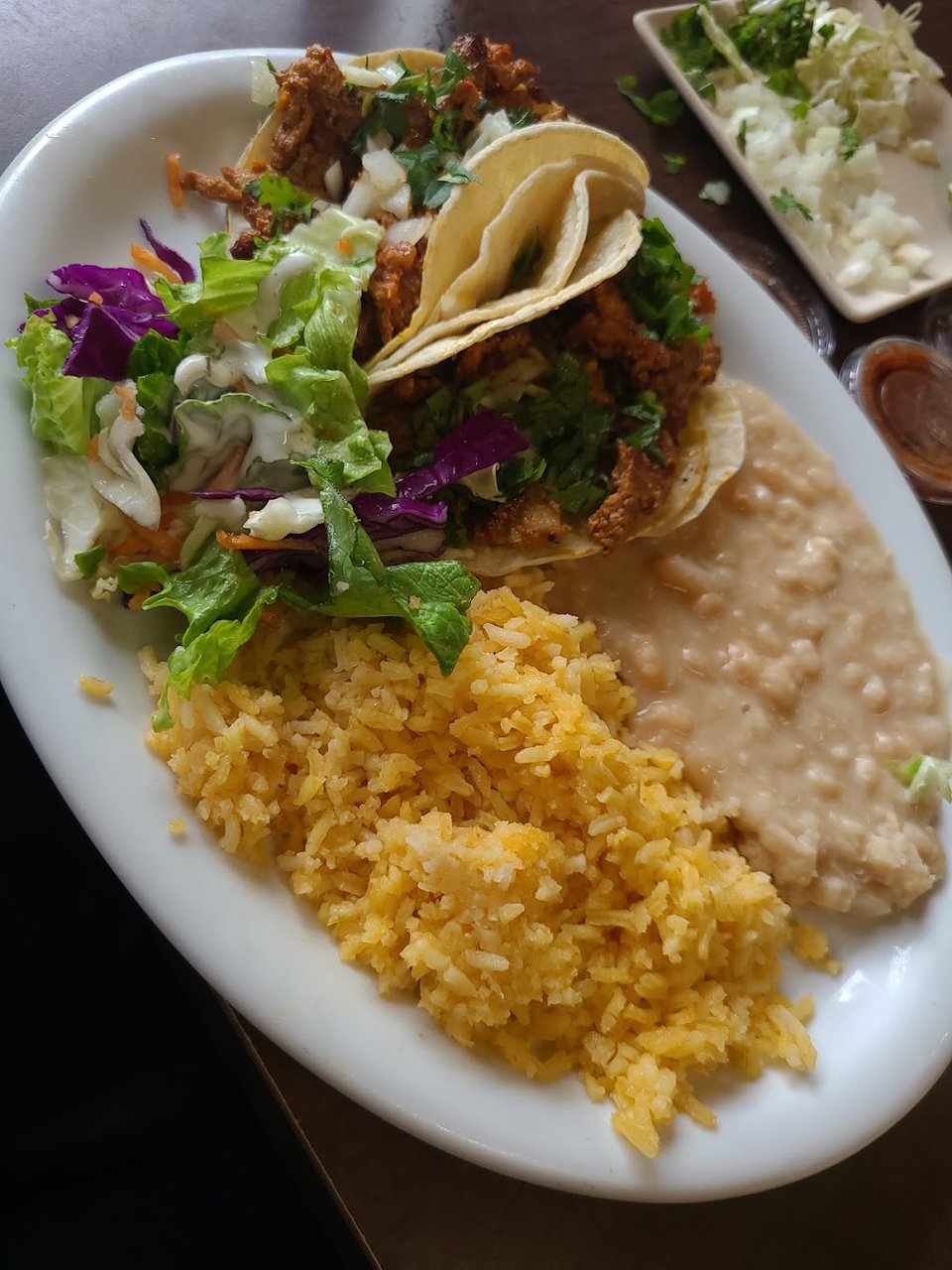 2 Taco Plate